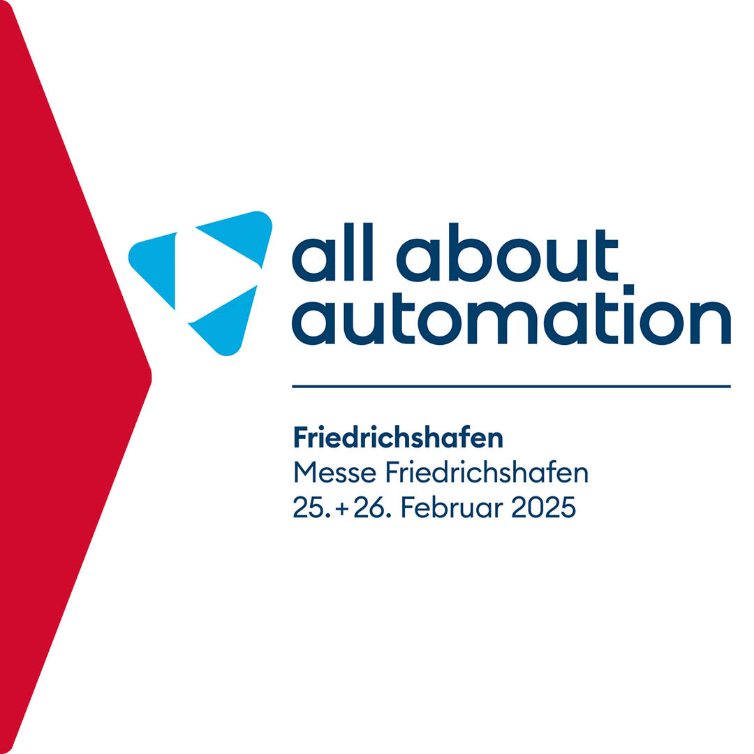 Terminankündigung zur Messe "all about automation" in Friedrichshafen