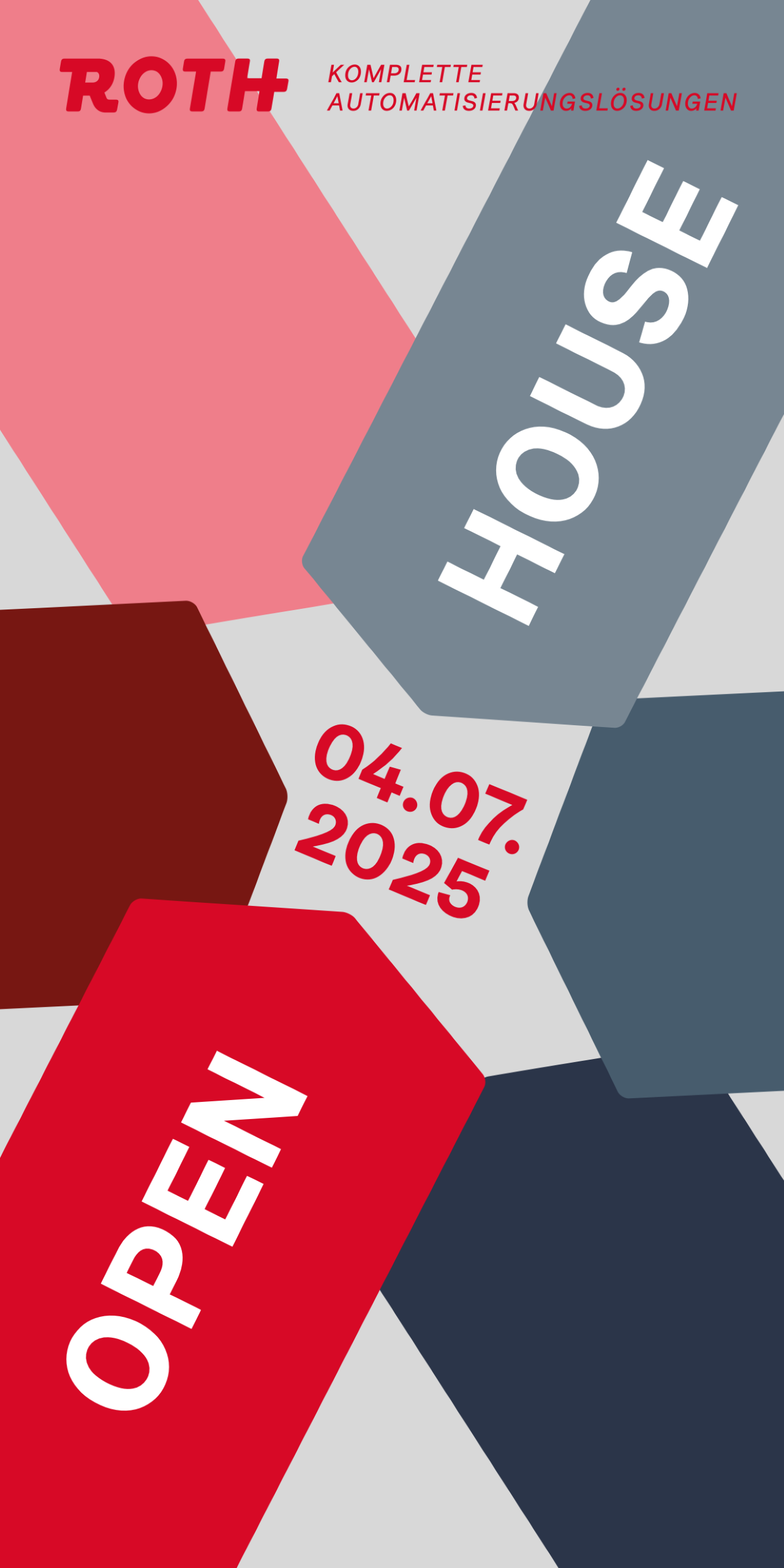 Einladung zum Open House mit Datum