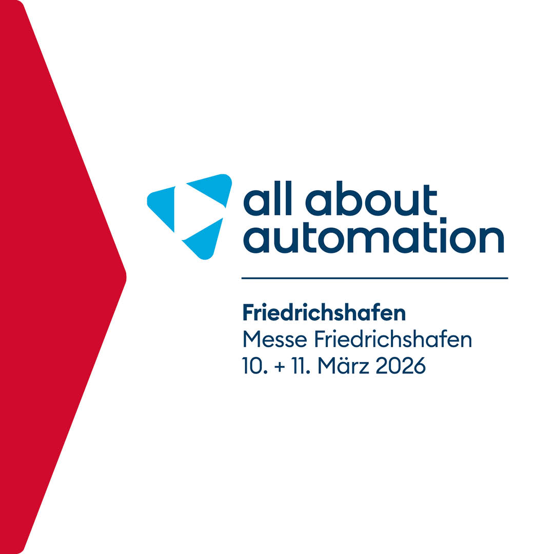 Logo zur all about automation in Friedrichshafen